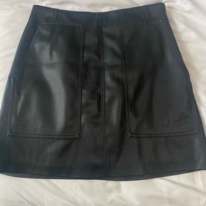 Leather H&M skirt